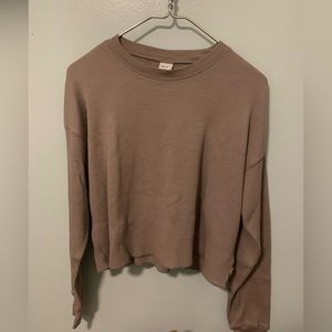 Aritzia TNA Waffle Thermal Long Sleeve